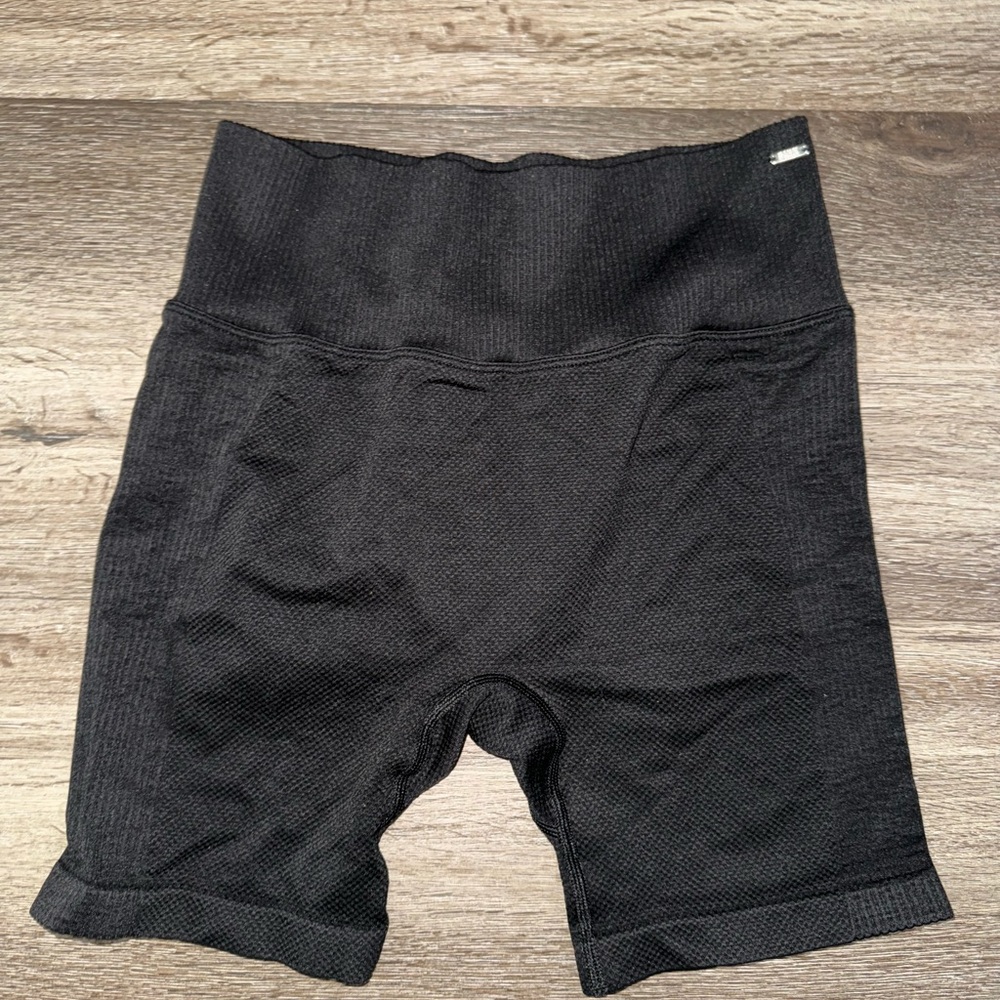 Pink running shorts